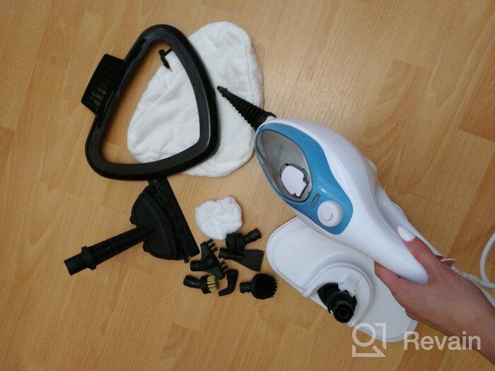 img 1 attached to Steam cleaner Kitfort KT-1004-2, green/white review by Stanisaw Chmielewski ᠌