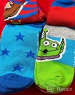img 1 attached to Colorful Toy Story 4 Boys' Blue No Show Socks in Medium Size review by Evan Martinez