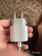 img 1 attached to Mains charger Apple MHJE3ZM/A, 20 W, white review by Hwang Jiya ᠌