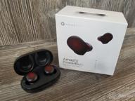 img 1 attached to Amazfit PowerBuds True Wireless Earbuds: Sports Sound System with Heart Rate Monitoring, Noise Cancellation, Water Resistance, 8H Battery Life (Yellow) review by Jihu Gim ᠌