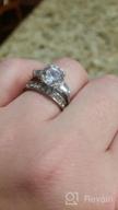 img 1 attached to Spectacular Sterling Silver CZ Baguette And Round Solitaire Engagement Ring For Wedding Jewelry, 2 Carat Sparkling Stone review by Amy Thompson