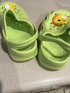 img 1 attached to 🦖 Dinosaur Garden Sandals for Toddler Boys - UBFEN Shoes review by Rocco Guale