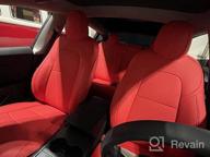 картинка 1 прикреплена к отзыву Чехол на сиденье Tesla Model 3 из кожи наппа - защита автомобильного сиденья Xipoo Fit (белый) от Kevin Young