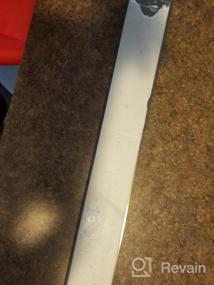 img 8 attached to 🔪 Magnetic Knife Holder for Wall, Enkrio 16 Inch - Black Stainless Steel - Knife Magnetic Strip - No Drilling - Kitchen Magnet Knife Holder Strip - Knife Rack - Knife Bar