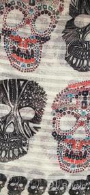 img 5 attached to Cool And Chic: GERINLY Skull Scarfs For Women - Perfect Halloween Accessory!