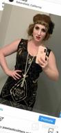 img 1 attached to Stunning 1920S Gatsby Dress For Women - Sequined Art Deco Style With Fringed Sleeveless Design By Metme review by Shanee Cobb