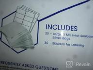 img 1 attached to 50 Bundle Pack Of 1-Gallon Wallaby Mylar Bags For Safe And Long Term Food Storage - Heat Sealable And Food Safe review by Travis Bozman