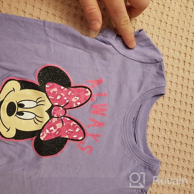 img 1 attached to Adorable Disney Girls' Minnie Mouse Short Sleeve T-Shirt for Adoring Fans review by Relap Villa