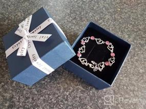 img 6 attached to 💎 Exquisite Crystal Bracelets: Elegant Stainless Bracelet Jewelry for Birthday Girls