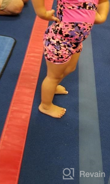 img 1 attached to Active Girl's Clothing: Jacques Moret Hexagon Gymnastics Biketard review by Lily Ellison