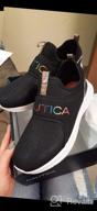 img 1 attached to 👟 Stylish Nautica Fashion Sneaker Running Youth Black Boys' Shoes: Durable and Trendy Footwear review by Joshua Morales