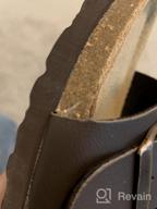 img 1 attached to Cork Footbed Sandal For Men By CUSHIONAIRE With +Comfort In Lane Design review by Vinny Howard