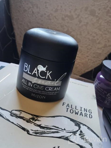 img 1 attached to MIZON Black Snail All In One Cream, Premium, Snail Repair Cream, Intensive Care, Korean Skin Care, Facial Moisturizing, Snail Mucin Extract, Wrinkle Care, Firming (75Ml / 2.54 Fl Oz) review by Derek Jha