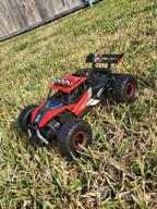 img 1 attached to 2.4GHz RC Drift Race Car For Boys Girls - SGILE Remote Control Toy, 1:16 Scale Fast Crawler Truck With 2 Batteries For 50 Mins Play! review by James Hardy
