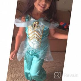 img 3 attached to Classic Toddler Jasmine Costume For Kids - Perfect For Halloween!