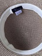 img 1 attached to Packable Large Brim Straw Sun Hat For Women With UV Protection - Ideal Women'S Sun Hat For Outdoor Activities review by Robert Smith