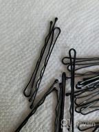 img 1 attached to 220 Count Black Wave Bobby Pins - Invisible Hair Clips Bulk Hair Accessories For All Hair Types, Suitable For Women And Girls, Vlasy Hair Grips review by Brandon Garrett
