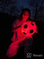 img 1 attached to GlowCity'S Official Size 5 Glow In The Dark Soccer Ball With LED Lights - Perfect Gift For Teenage Soccer Enthusiasts! review by Kip Robinson
