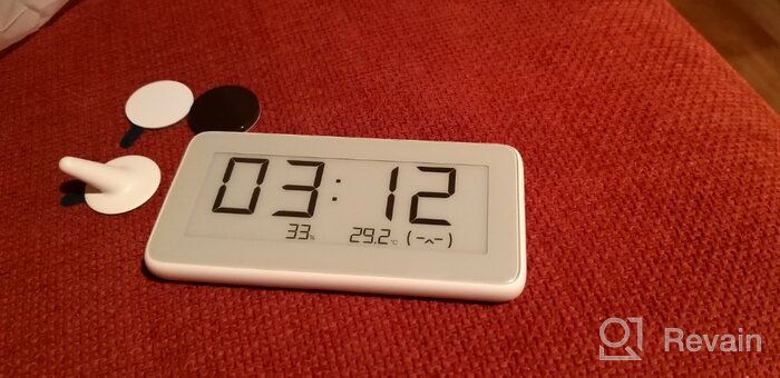 img 2 attached to Xiaomi Mijia Temperature And Humidity Electronic Watch, white review by Aneta Gsiewska ᠌