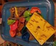 img 1 attached to Portable Inflatable Sand Tray, Versatile Moldable Play Sand Box By CoolSand review by Marquel Henry