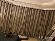 img 1 attached to Decorate In Style And Save Energy With PrinceDeco'S Primitive Textured Linen Blackout Curtains For Living Room And Bedroom review by Chris Bailey
