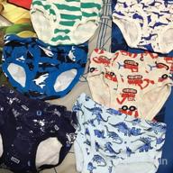 img 1 attached to HeyKing Little Boys Briefs: 100% Cotton Toddler Underwear, Trucks and Dinosaurs Prints, Breathable Comfort - Pack of 6 review by Marcus Chavva