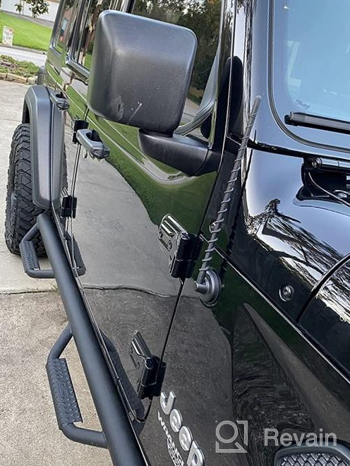 img 1 attached to Short Antenna For 2007-2023 Jeep Wrangler Gladiator JK JL JT JKU JLU Sahara Rubicon Sport Willys Mojave, 7 Inch Jeep Replacement Antenna Jeep Wrangler Gladiator Accessories review by John Pineda