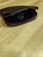 img 1 attached to Fmeida Men'S Leather Wallet With Coin Purse, Change Pouch, And Card Holder - Ideal Birthday Gift In Coffee Brown review by Chris Lapan