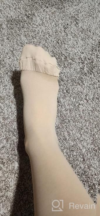 img 1 attached to Truform 20-30 MmHg Compression Stockings For Men & Women - Knee High, Closed Toe, Black 3X-Large review by Tammy Larsen