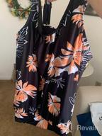 img 1 attached to Women'S Plus Size Tankini Swimsuit Tummy Control Two Piece Bathing Suit review by Amy Mears