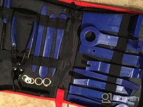 img 5 attached to 19Pcs Car Panel Door Audio Trim Removal Tool Kit With Fastener Remover Pry Tool Set And Storage Bag
