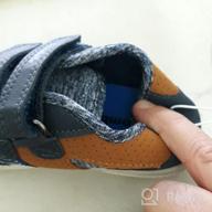 img 1 attached to Tombik Toddler Boy Slip-On Canvas Sneakers: Casual Loafers for Sports and Athletic Running review by Joe Stax