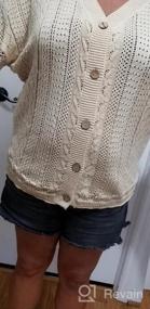 img 7 attached to AlvaQ Women'S Lightweight Lace Crochet Cardigan Sweater Kimono - Casual Oversized Open Front Button Down Knit Outwear