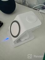 img 3 attached to 🔌 White Bixton MagStand Wireless Charging Station review by Thanaporn Amphaiwora ᠌