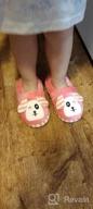img 1 attached to Adorable Toddler Girls' Striped Doggy Slippers - Perfect For Cozy Feet! review by William Runninger