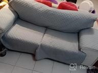 картинка 1 прикреплена к отзыву TAOCOCO Loveseat Cover: Durable Pet Protector For 2 Cushion Couch, Washable With Elastic Straps & Anti-Skid - 47'' Medium Wine от Chris Pollreisz