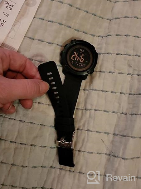 img 1 attached to Boys Waterproof Digital Sports Watch with Back Light - Perfect for Teenagers (Age 11-15) - Black review by Zack Block