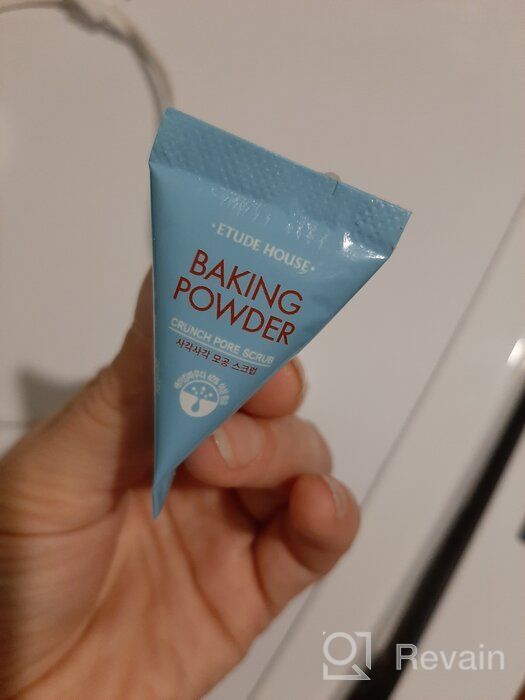 img 1 attached to Etude Baking Powder Crunch Pore Scrub for narrowing pores with soda in pyramids, 7 g review by Aneta Gsiewska ᠌