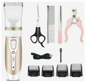 img 2 attached to Pet Grooming Clipper Kit (Trimer), 4 attachments as a gift