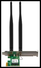 img 2 attached to AC1200 Tenda E12 Dual Band WiFi Network Adapter PCI 2.4GHz up to 300Mbps, 5GHz up to 867Mbps