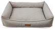 bed for a dog bed for a cat bed for dogs bed for cats 90x70x20 cm removable cover easy to wash quality furniture logo