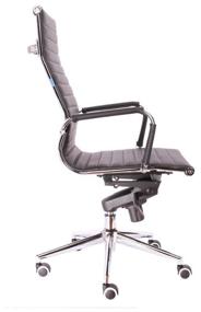 img 3 attached to 🪑 Everprof Rio M Executive Computer Chair with Genuine Leather Upholstery in Black
