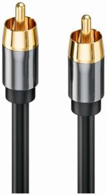 img 4 attached to Digital coaxial cable RCA - RCA / Coaxial / SPDIF / Tulips / Laita bells 1.5m. Black