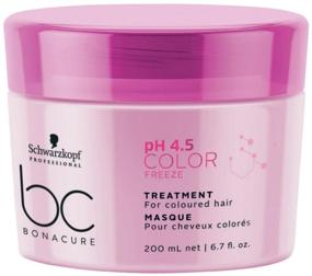 img 2 attached to Schwarzkopf Professional Color Freeze pH 4.5 Mask for colored hair, 200 ml, jar