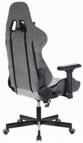 img 2 attached to Gaming chair Zombie VIKING 7 KNIGHT Fabric gray Loft rhombus textile/eco. head skin. Crosses VIKING 7 KNIGHT GR