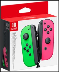 img 3 attached to Nintendo Switch Joy-Con controllers Duo, green/pink
