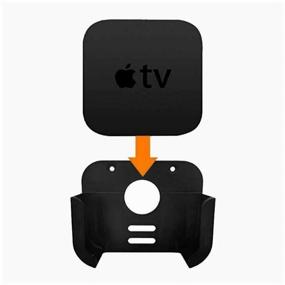 img 2 attached to Wall mount for Apple tv 4/4K, black