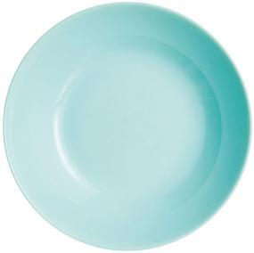 img 4 attached to LUMINARC tableware Dinner service DIWALI LIGHT TURQUOISE&WHITE Luminarc Diwali Light Turkuaz&White 18 items for 6 persons