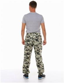 img 2 attached to Men's trousers / Summer trousers with elastic band / Military trousers, 100% cotton, 44-170RU