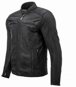 img 2 attached to Leather jacket MOTEQ Arsenal, man(s), black, size S
